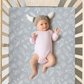 FHMJYH 2PC Super Soft Stretch Knit Crib Sheet Set Microfiber 52x28 Brown Beige by Deal US