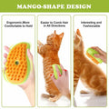 MCEG Pet Steam Brush for Cats & Dogs Shedding Indoor Grooming Tool by Deal US