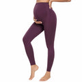 URUWASHI Womens Maternity Leggings High Waist Seamless Workout Black Size M by Deal US