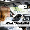 TSTESE Car Sunglass Holder Tesla Cybertruck 2024-2025 Leather White Organizer by Deal US