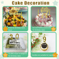 Chanseen 25Pcs Gold Birthday Candle Set Number 0-9 Metallic Long Thin by Deal US