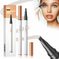 3D Waterproof Microblading Eyebrow Pen, 4-Fork Tip, Black, Long-Lasting by Deal US