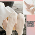 CHUNFO Womens No Show Socks Antislip Seamless Cushioned 5 Pairs Size 5.5-10 by Deal US