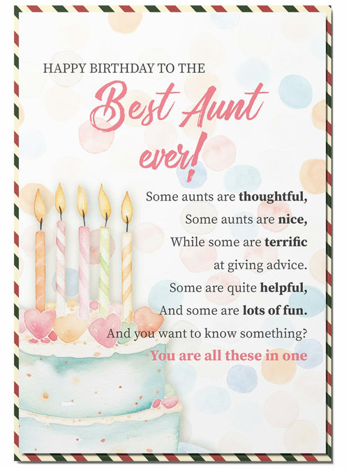 BlinkWishes Birthday Card for Bonus Brother with Envelope and Seal by Deal US