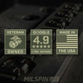 Milspin Glock Slide Back Plate American Flag CNC Stainless G43 G43X G48 by Deal US