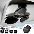 TSTESE Car Sunglass Holder Tesla Cybertruck 2024-2025 Leather White Organizer by Deal US
