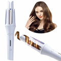 FOUYIN Auto Hair Curler 1 Inch 4 Temp Fast Heating Dual Voltage Blue by Deal US