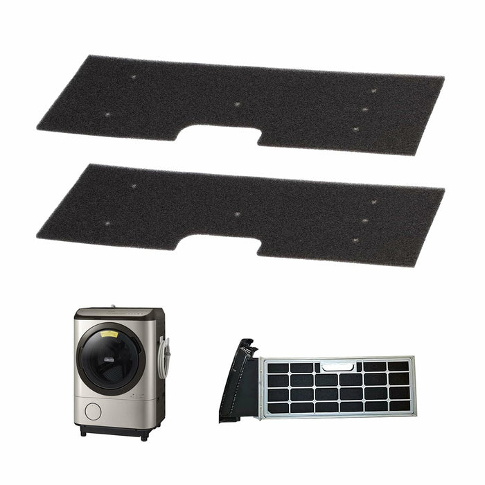 Wshxjzyay 2 Pack WH01x35719 Lint Filter Washer Dryer Combo Black by Deal US