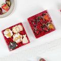 RomanticBaking 20 Pack 6x6x2in Clear Window Cookie Boxes PET Material by Deal US