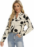 VIPONES Women V Neck Puff Sleeve Floral Blouse Lightweight 530-White Size M by Deal US
