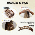 6Pcs Flat Square Leopard Hair Clips Large Claw Clips Non Slip Strong Hold by Deal US
