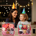 RomanticBaking 20 Pack 6x6x2in Clear Window Cookie Boxes PET Material by Deal US