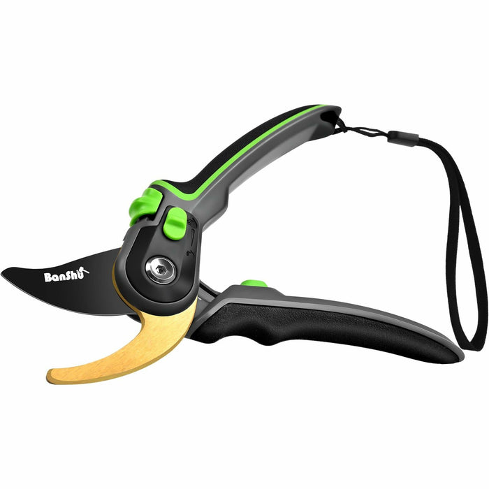 Banshu Bypass Pruning Shears Rust Resistant Bearing Steel Blade Heavy Duty by Deal US