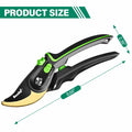 Banshu Bypass Pruning Shears Rust Resistant Bearing Steel Blade Heavy Duty by Deal US