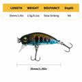 1ZU 3-Pack Fishing Lures with VMC Hooks Crankbait Bass Perch Walleye Trout Pike by Deal US