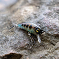 1ZU 3-Pack Fishing Lures with VMC Hooks Crankbait Bass Perch Walleye Trout Pike by Deal US