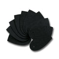 Guzon 4 Sets Black Heart Felt Banners Gothic Wedding Valentine Party Decor by Deal US