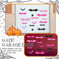 Konohan Halloween Bat Magnets 15 Pcs 3D PVC Black Pink Hot Pink 16x4-8x4cm by Deal US