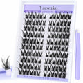 Yaiseiko Self-Adhesive Manga Lash Clusters 120pcs 8-16mm No Glue Kit by Deal US