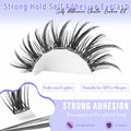 Yaiseiko Self-Adhesive Manga Lash Clusters 120pcs 8-16mm No Glue Kit by Deal US