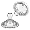 Nanobebe Flexy Silicone Bottles Nipples Triple Vented Twin-Pack - Slow Flow by Deal US