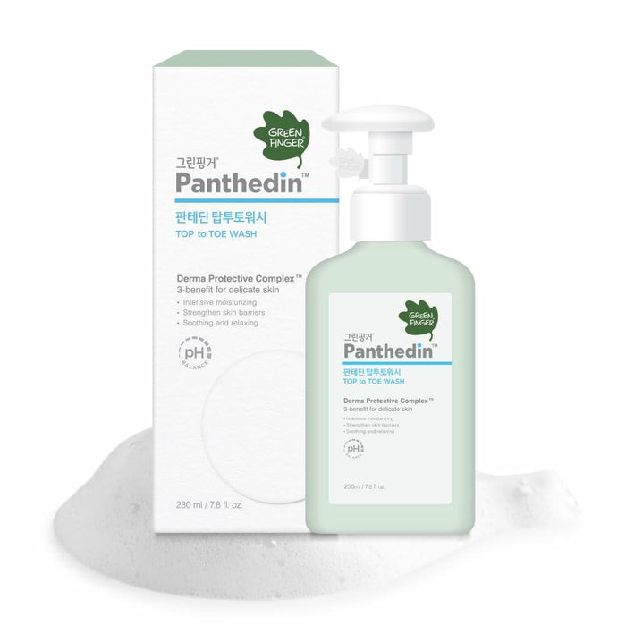 GREEN FINGER Panthedin Top to Toe Wash & Shampoo 7.8oz Sensitive Skin by Deal US