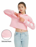 EXARUS Girls Oversized Los Angeles Hoodie – White, 8Y by Deal US