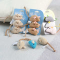 Calsgkspray 3Pcs Plush Cat Toys – Interactive Chew & Scratch Mice for Pets by Deal US