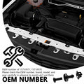 15-Pc Front Bumper & Splash Shield Retainer Clips Set – OEM 15733971/15733970 by Deal US
