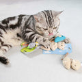 Calsgkspray 3Pcs Plush Cat Toys – Interactive Chew & Scratch Mice for Pets by Deal US
