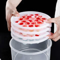 MOUMOUTEN Ice Ball Maker Silicone Sphere Tray w Lid Funnel for Whiskey by Deal US