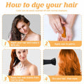 Orange Spider & Octopus Temporary Hair Wax Kit Washable Fun Hair Color for Teens by Deal US