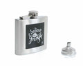 Lutong Stainless Steel Leakproof Hip Flask with Funnel – Pocket Gift Flask by Deal US