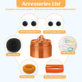 Orange Spider & Octopus Temporary Hair Wax Kit Washable Fun Hair Color for Teens by Deal US