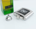 Lutong Stainless Steel Leakproof Hip Flask with Funnel – Pocket Gift Flask by Deal US