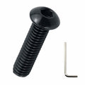 1/4-20 x 1-1/4" Stainless Button Socket Cap Screws 25pcs w/ Hex Wrench by Deal US