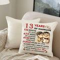 HKTNGEX Funny Couple Throw Pillow Cover – Wedding & Anniversary Gift by Deal US
