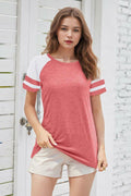 Wielsscca Women’s Summer Casual Tee – Pink, Small, Short Sleeve Loose Fit by Deal US