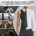 Casey Kevin Men’s Compression Shirt – Sleeveless Body Shaper, Large Grey by Deal US