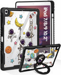 Uppuppy iPad 11” 11th Gen 2025 & 10.9” 10th Gen 2022 Case Girls Astronaut by Deal US