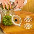 Veemoon 5pcs Pickle Jar Press Plates 3.1" Fermentation Weight Kimchi Jar by Deal US