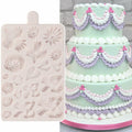 ICNYEKl Hemp Rope Fondant Mold Bohemian Tassel Silicone Cake Baking Decor by Deal US