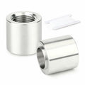 GASHER 4PCS Aluminum 1/4" NPT Weld-On Bung Female Pipe Thread Fuel Fittings by Deal US