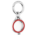 AirTag Case with Keychain Sparkly Diamond Bling Shockproof Cover Red-Steel by Deal US