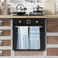 TAEDIN 2PCS Blue Abstract Art Kitchen Towels 16x24in Dish Tea Towels by Deal US