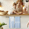 TAEDIN 2PCS Blue Abstract Art Kitchen Towels 16x24in Dish Tea Towels by Deal US