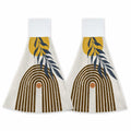 CIAIDU Halloween Black Cat Kitchen Hand Towels 2-Pack Farmhouse Home by Deal US