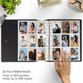 A4 Kpop Photocard Binder 25 Pages 9-Pocket White Album for Instax Mini Photos by Deal US