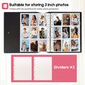 A4 Kpop Photocard Binder 25 Pages 9-Pocket White Album for Instax Mini Photos by Deal US