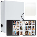 A4 Kpop Photocard Binder 25 Pages 9-Pocket White Album for Instax Mini Photos by Deal US